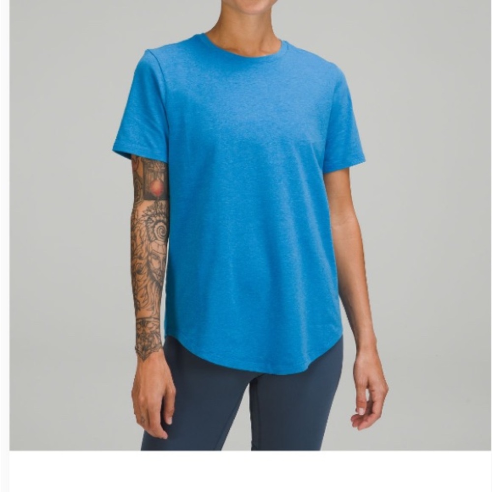Lululemon Love Crewneck T-shirt — Heathered Poolside